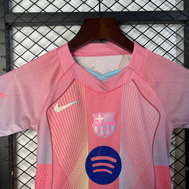 Camiseta y Pantalones Cortos para Niño FC Barcelona edición especial 25/26
