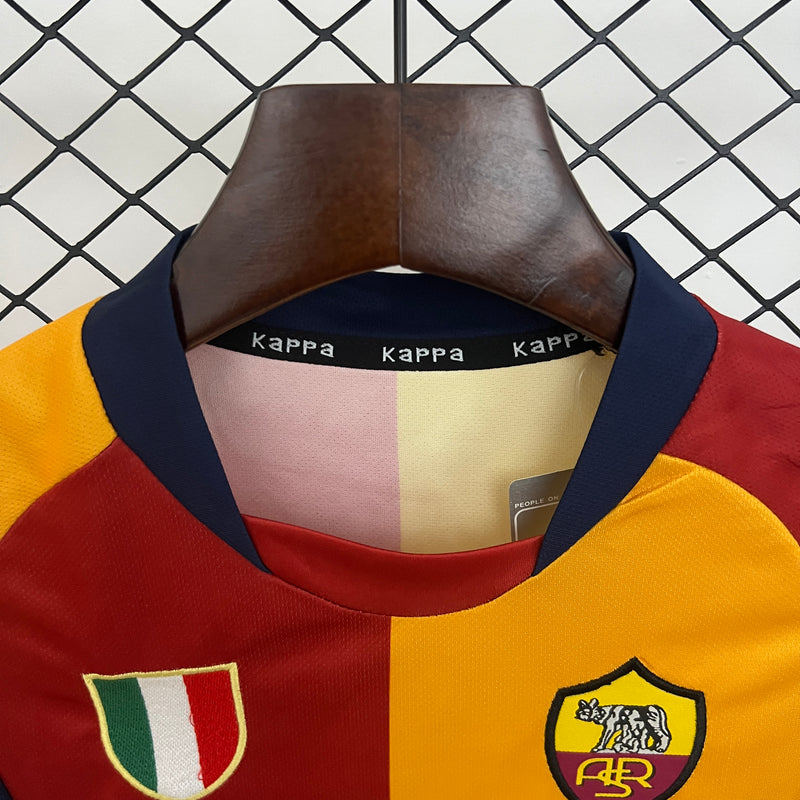 Camiseta y Pantalones Cortos para Niños Retro Roma Home 01/02