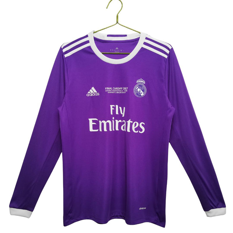 Camiseta Real Madrid Retro Manga Larga 16/17