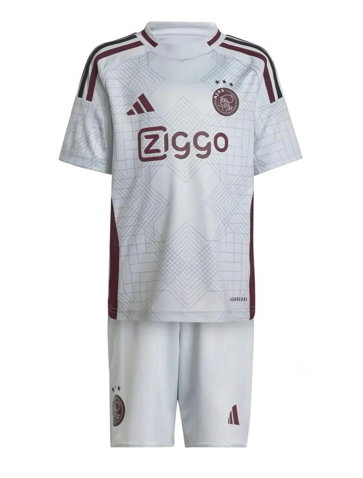 Camiseta y Pantalones Cortos para Niños Ajax Third 24/25