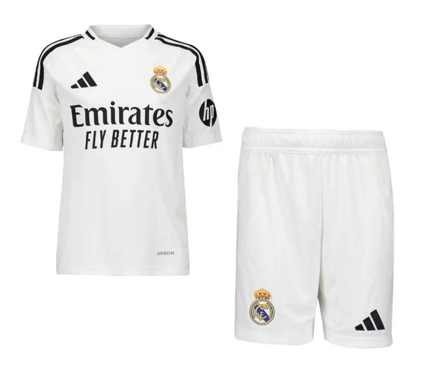 Camiseta y Pantalones Cortos Niños Real Madrid Away 24/25