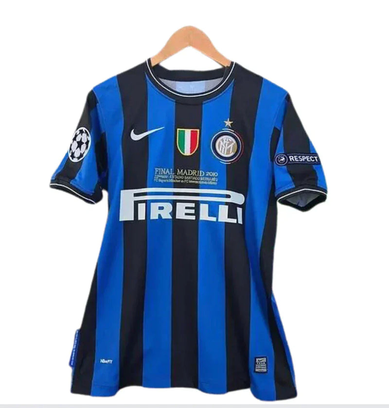 Camiseta Retro Inter Home 09/10 - Con Patch