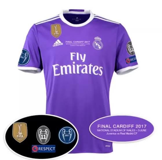 CAMISETA REAL MADRID RETRO FINAL LIGA DE CAMPEONES 16/17 - Con Patch