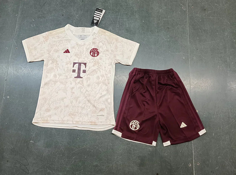 Camiseta y Pantalones Cortos para Niños Bayern de Múnich Third 23/24