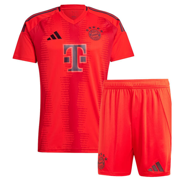 Camiseta y Pantalones Cortos para Niños Bayern de Múnich Home 24/25