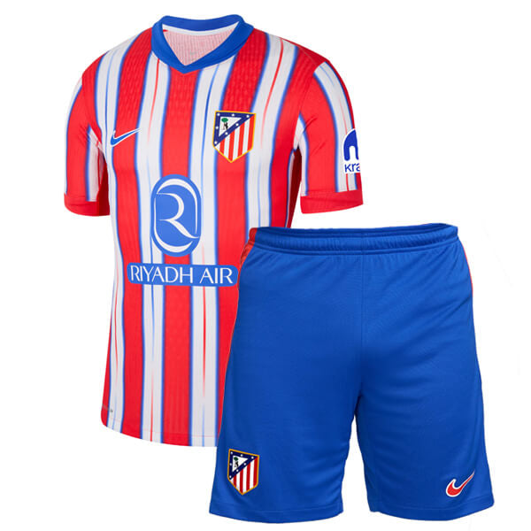 Camiseta y Pantalones Cortos para Niños Atletico de Madrid Home 24/25