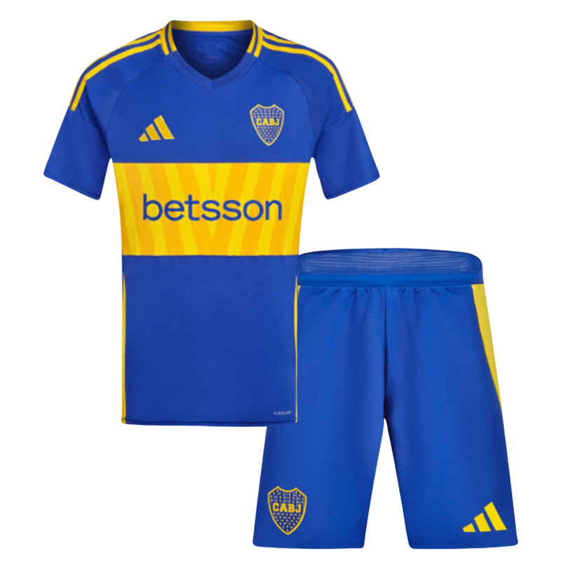 Camiseta y Pantalón Corto Niño Boca Juniors Home 24/25