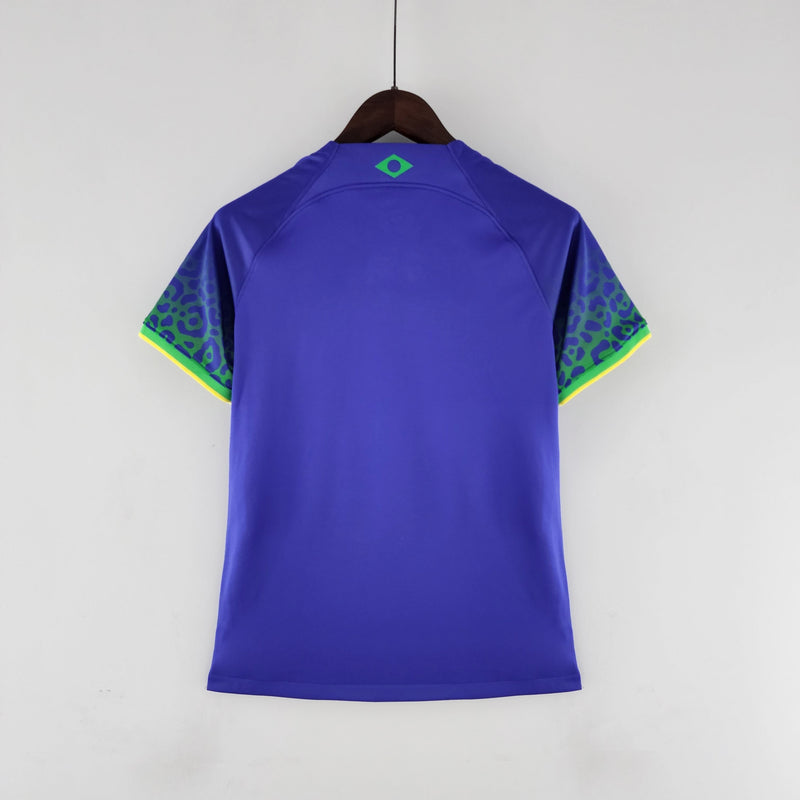 Camiseta Brasil Mujer 2022