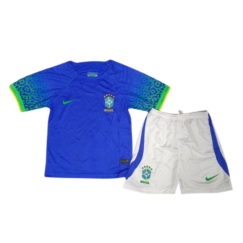 Camisa e Pantalones Cortos Niño Brasil 22/23