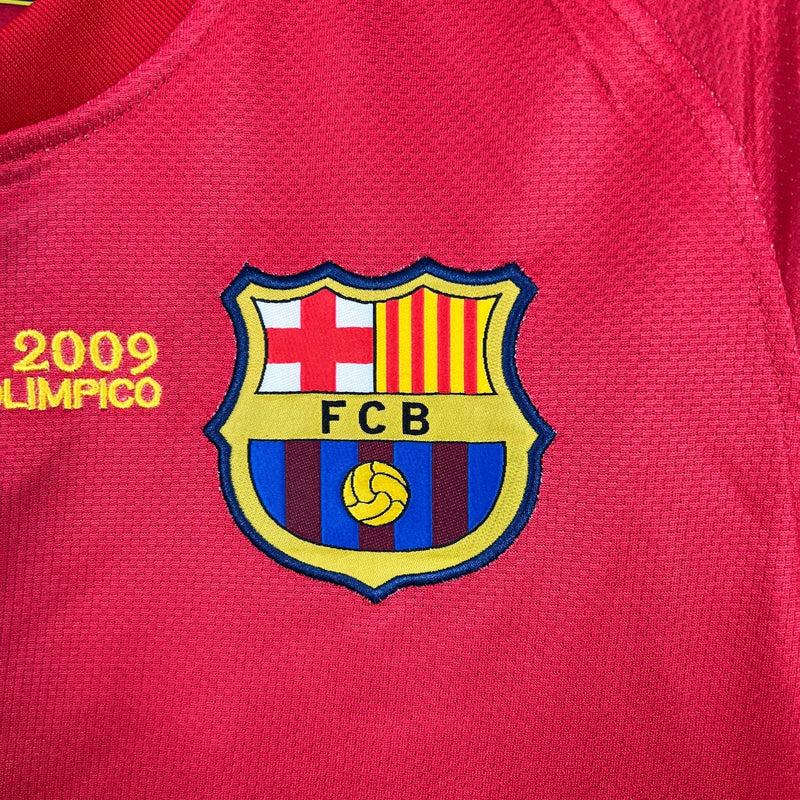 Camiseta Retro Barcelona 2008/09 UEFA Champions League Local - con parche