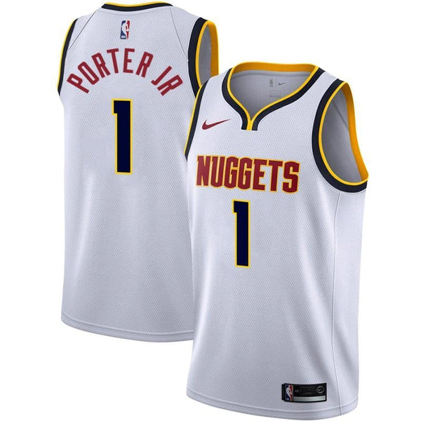 Camiseta NBA - Denver Nuggets Blanca - Porter Jr #1