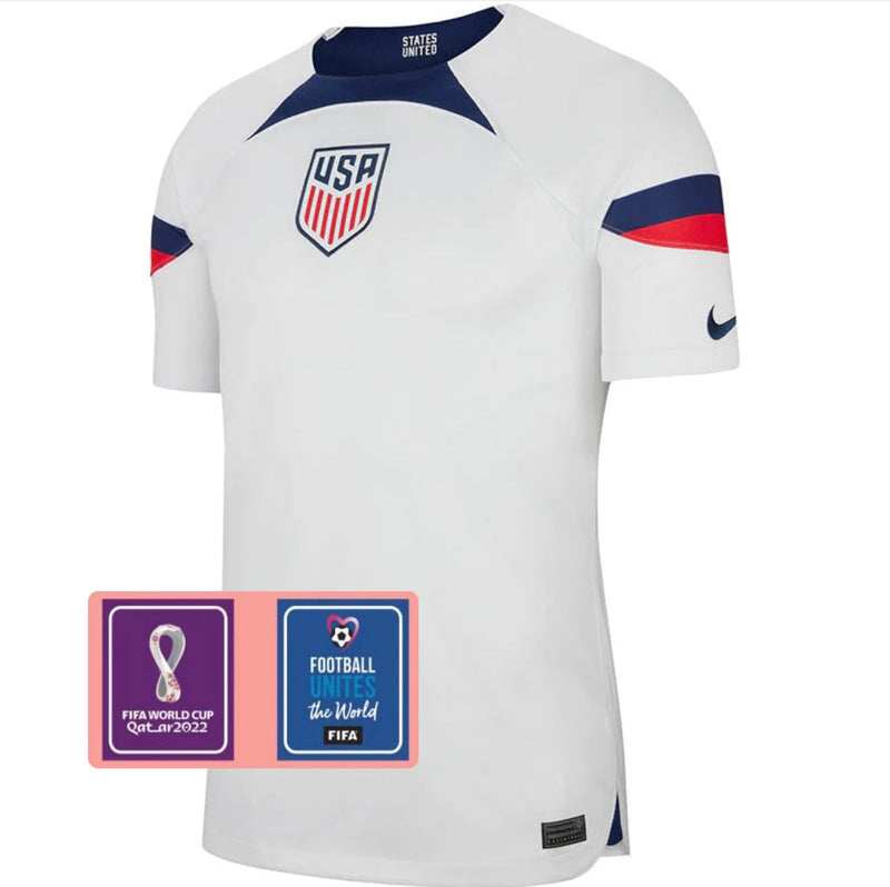 Camiseta Estados Unidos I 2022/23 - Parche Copa Del Mundo