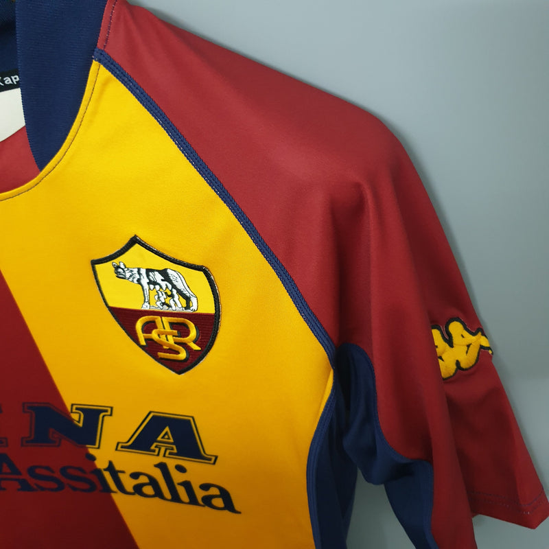 Camiseta Retro Roma 2001-2002 Primera Equipación