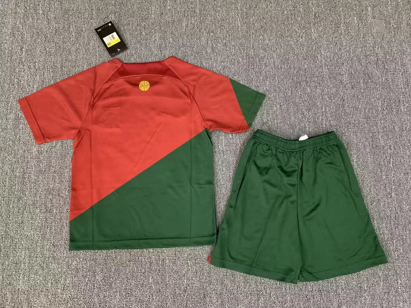 Camisa e Pantalones Cortos para Niño Portugal 22/23