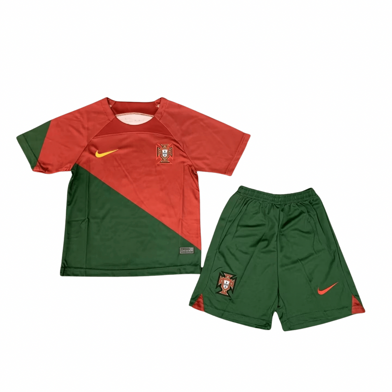 Camisa e Pantalones Cortos para Niño Portugal 22/23