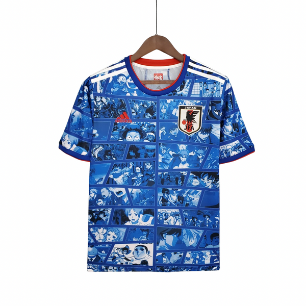 Camiseta Japon Anime 21/22 Hombre Azul