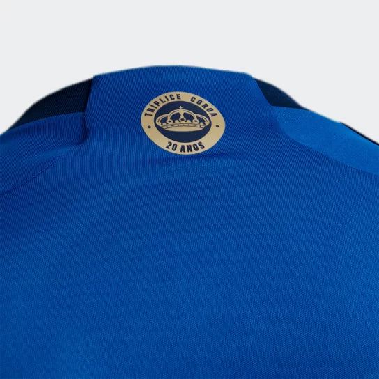 Camiseta Cruzeiro Home 23/24 Hombre Azul