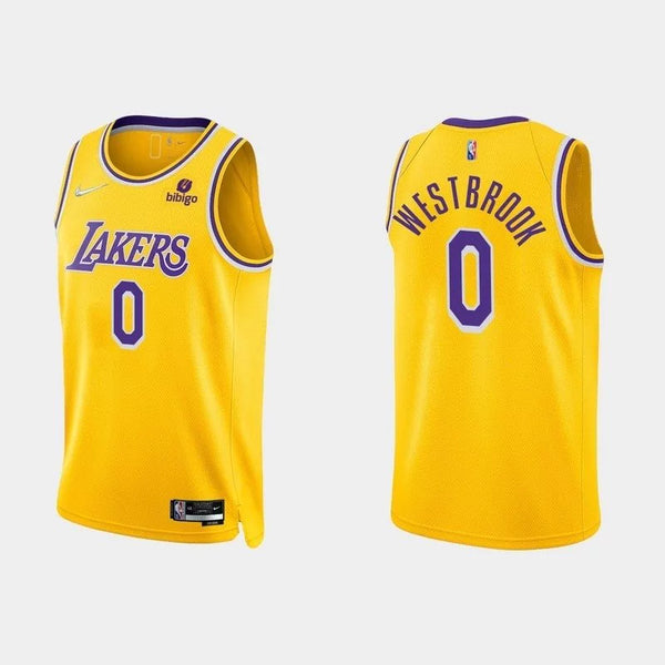 Camiseta NBA 75th Anniversary DIAMOND EDITION Swingman - Lakers Amarillo 21/22 - Westbrook #0