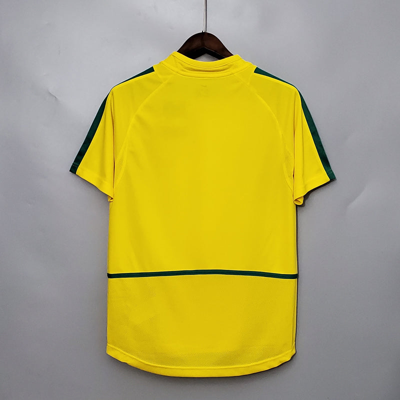 Camiseta Retro 2002 Brasil Home