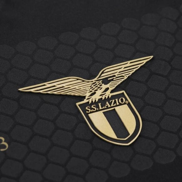 Camiseta Especial Lazio 2023 10 años del título de la Copa Italia - Negro y Oro