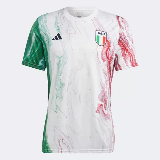 Camiseta Italia Pre Match 23/24 Hombre - Verde+Rojo