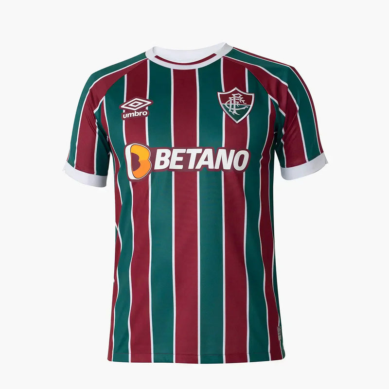 Camiseta Fluminense Home 23/24 - Verde, Grana y Blanco