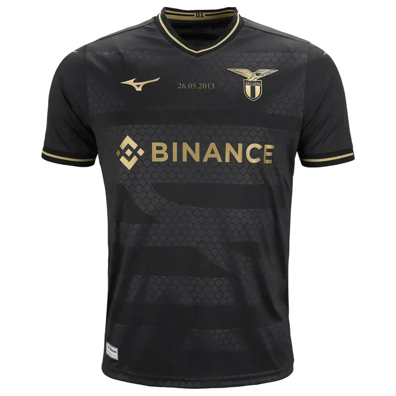 Camiseta Especial Lazio 2023 10 años del título de la Copa Italia - Negro y Oro