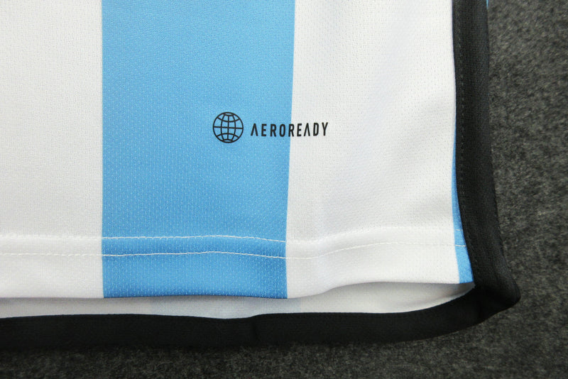 Camiseta Argentina Home 22/23 - Parche Copa Del Mundo