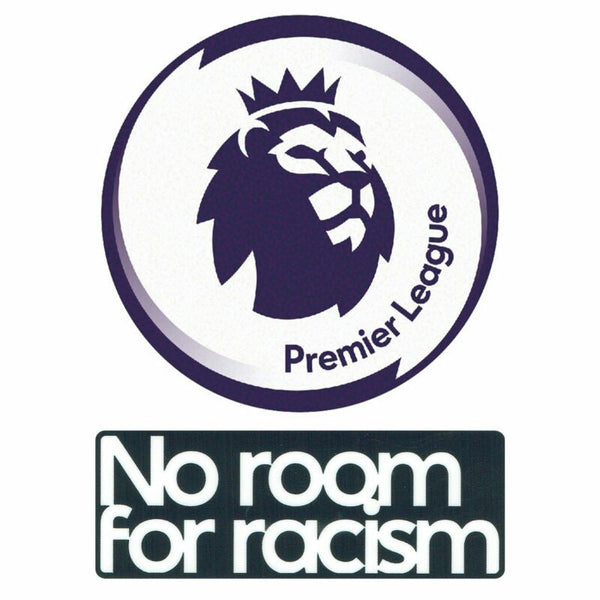 Juego de parches de jugadores de la Premier League + Sin espacio para el racismo