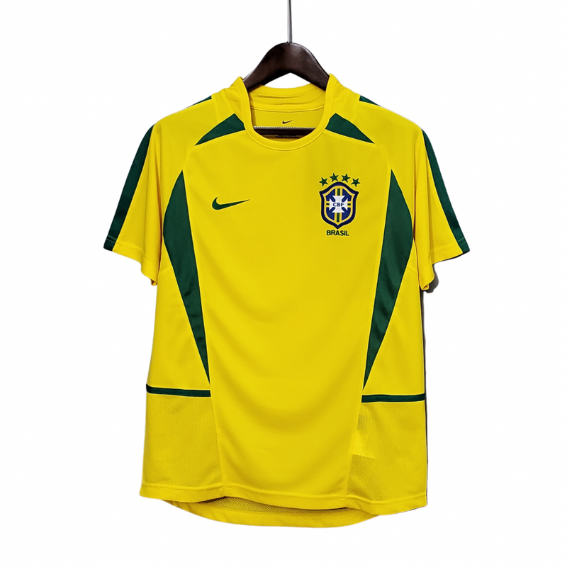 Camiseta Retro 2002 Brasil Home