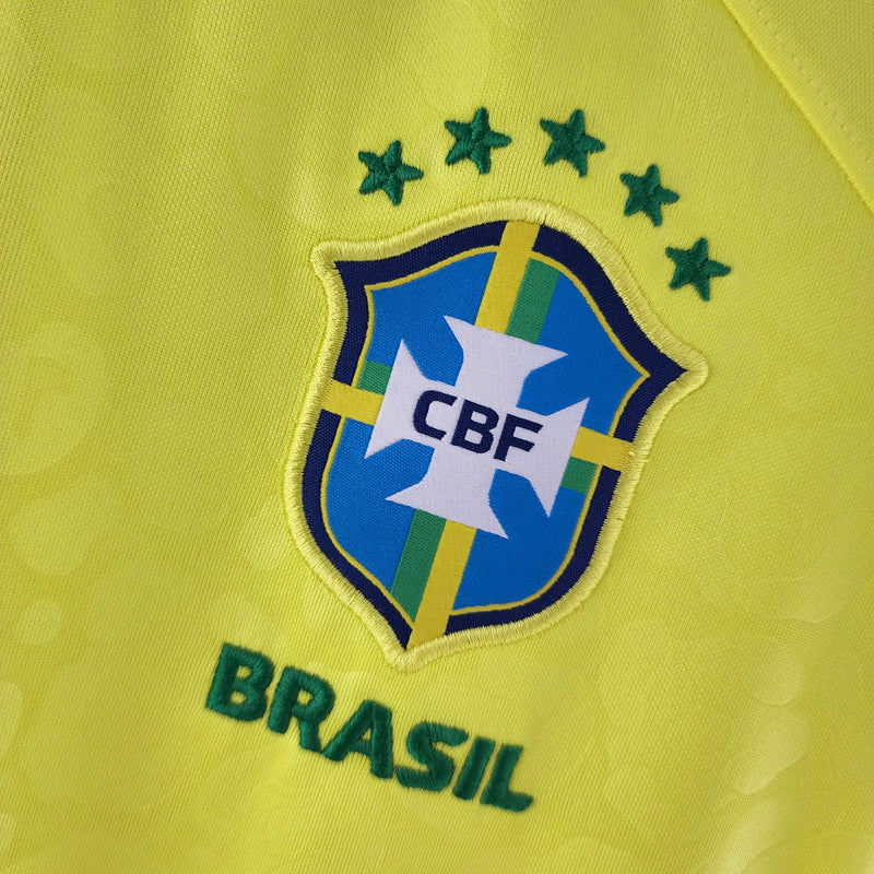 Camiseta Brasil Mujer 2022