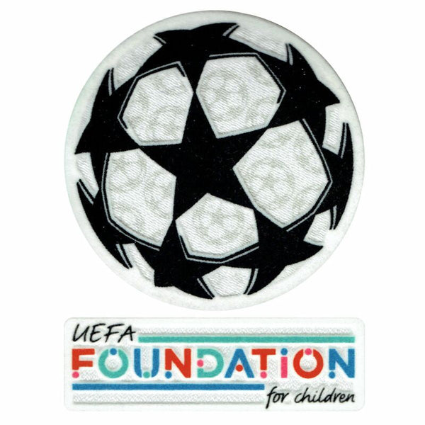 21-23 UCL Starball + Juego de parches de la Fundación de la UEFA