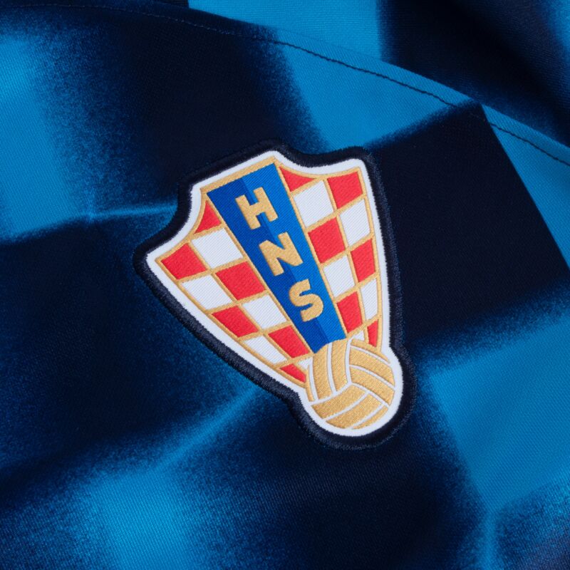 Camiseta Croacia Visitante 2022-2023 incl. Parche de la Liga de las Naciones y la Fundación